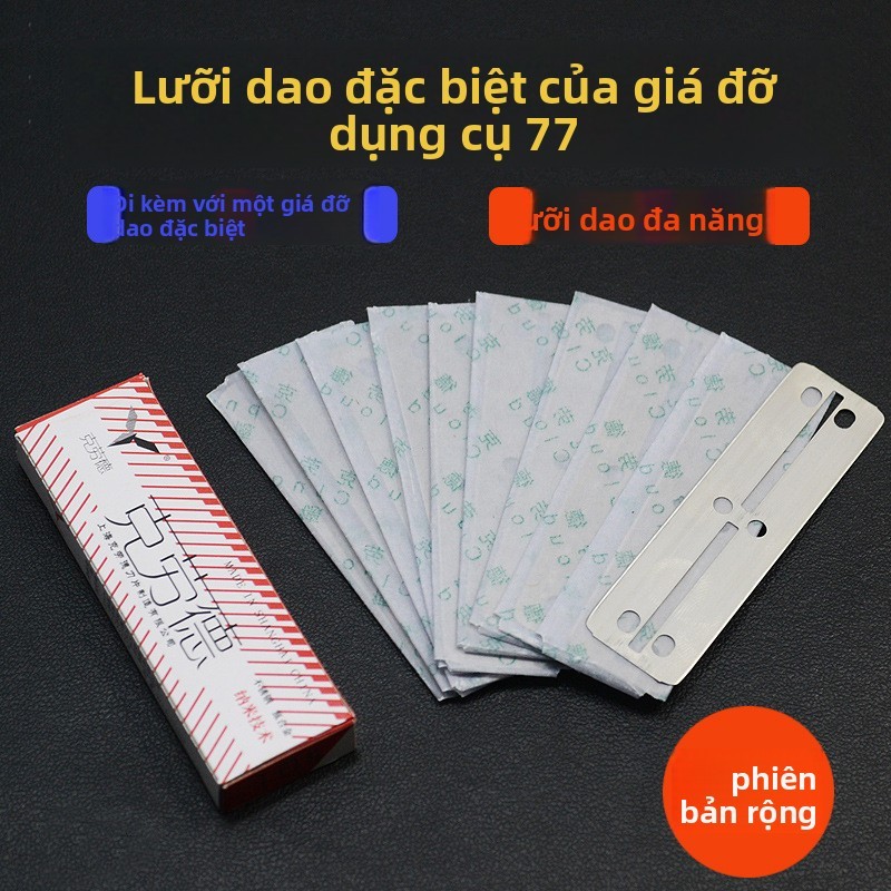 Claude 77 Giá Đỡ Dao Cạo Hai Mặt Cắt Tóc, Khắc, Cắt Lông Mày