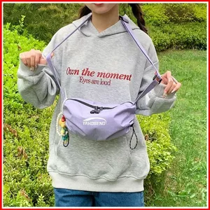 Túi đeo vai thời trang phong cách Hàn Quốc GC2 Túi đeo chéo in chữ đơn giản Túi đa năng thông thường CG2