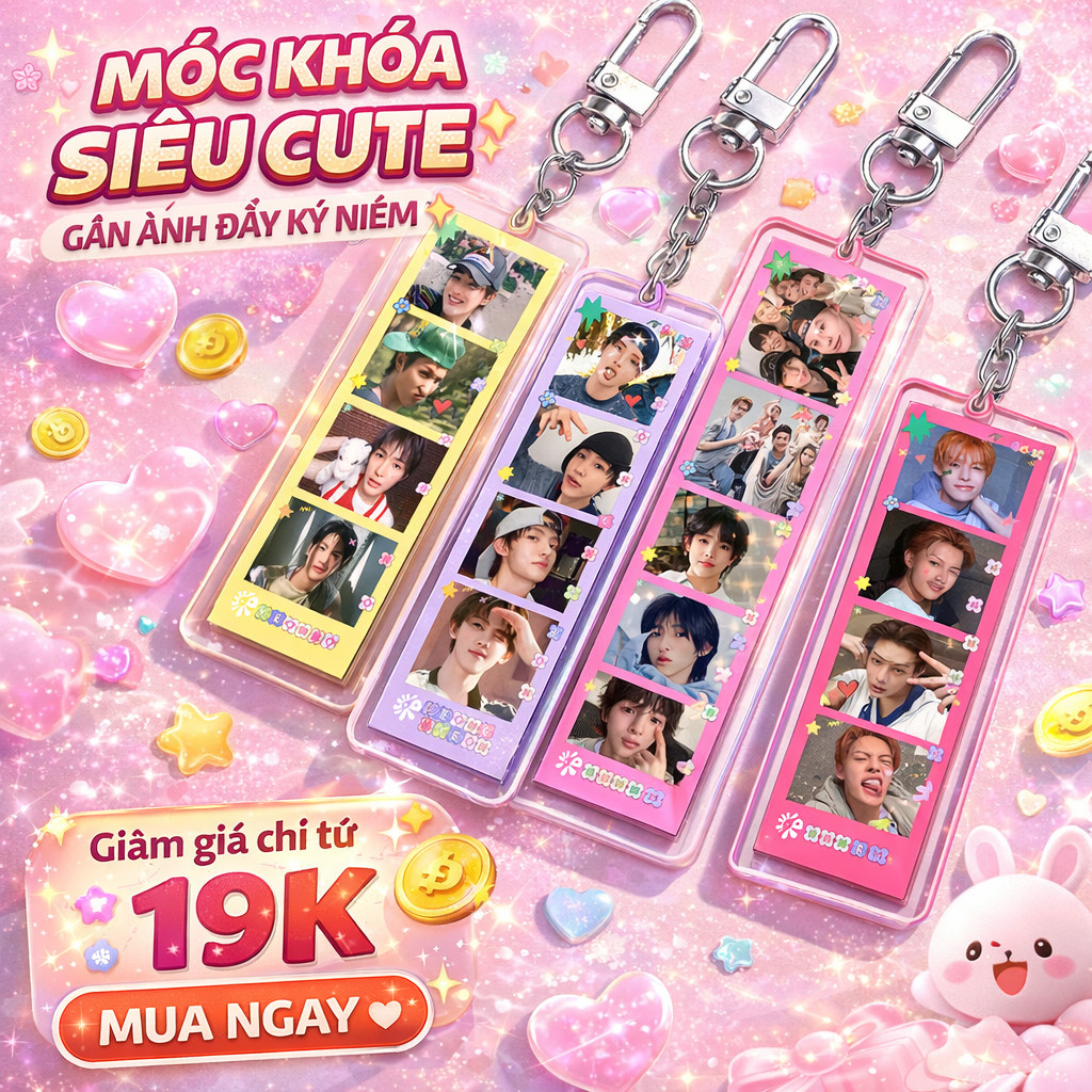 4 Photobooth Kpop CORTIS Keychain Acrylic SEONGHYEON KEONHO JUHOON JAMES MARTIN Accessories Key Ring Fun Merch