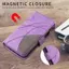 YJD Ốp Lưng Cho Honor 600 Lite Da Khe Cắm Thẻ Dây Kéo Phong Cách Dung Tích Lớn Dây Đeo Tay Chống Rơi Vỏ Điện Thoại