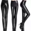 MAKY Nữ Thiên Tính Quần Legging Skinny Quần Da Ấm Quần Eo Cao VN