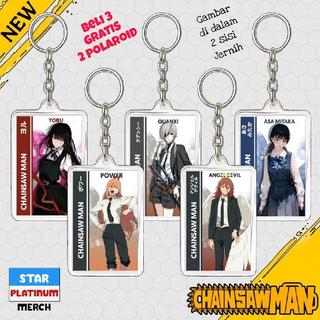 Gantungan Kunci Chainsaw Man - Keychain Chainsaw Man - Ganci Chainsaw Man - Keychain Anime - Gantungan