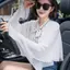 Ao Choàng Poncho Nữ Mỏng Phù Hợp Mùa Hè, Chống Tia UV AqToCna