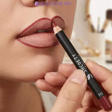 ZHUXAOWAN Bộ Son Môi Mờ ZHUXAOWAN, Bộ Lót Môi Họa Tiết Nhung Mờ, Công Thức Sương Mềm Trộn Màu Công Thức Lâu Dài 12 Màu Bộ Son Môi Khỏa Thân Cho 12 Cái / bộ Hàng Ngày