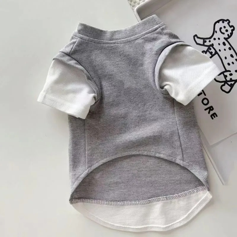 Quần Áo Cho Chó Mùa Xuân Mùa Hè Nhỏ Thú Cưng Áo Thun Thoáng Khí Quần Áo Thú Cưng Mỏng