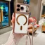Dây đeo chéo có thể tháo rời cho iPhone 17 Pro Max Dây đeo kim cương Vỏ điện thoại cho iPhone Air 17 16 15 14 13 ProMax cho vỏ từ tính