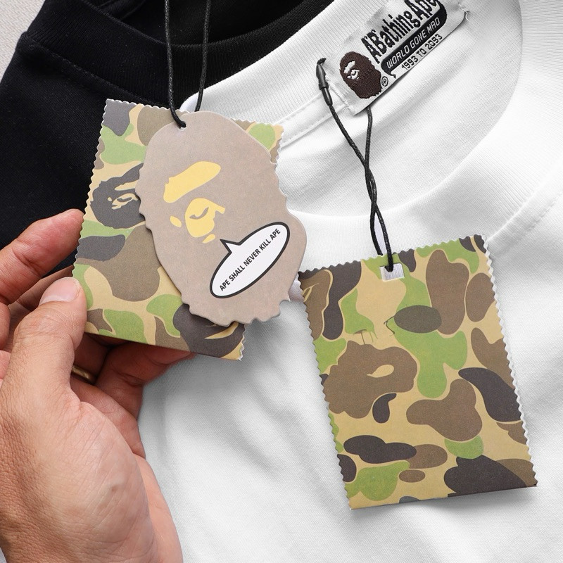 [Full Tag] Áo Thun BAPE Tổng hợp 2025 - Premium 100% Cotton 250GSM