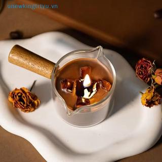 Unewtyu 75ml Kính Chịu Nhiệt Cốc Đo Espresso Miệng Đôi Bình Sữa Thủy Tinh Có Tay Cầm Cân Kính Đo Cốc VN
