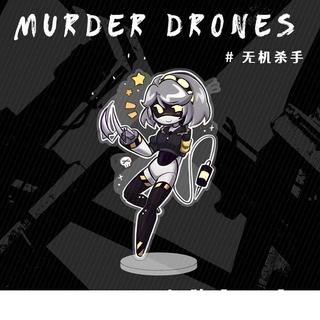 Murder Drones Season1 Uzi Doorman Absolute Solver Cyn Doll Mini Acrylic stand Desktop ornament Friends Christmas Gifts