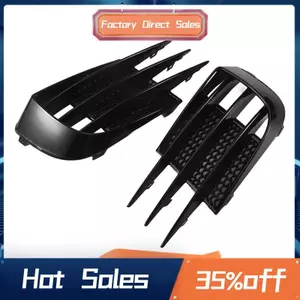 2 Chiếc Xe Phía Trước Ốp Lưng Sương Mù Lưới Tản Nhiệt Bao Sương Mù Bao Viền Cho Golf 6 MK6 GTD 2008-2013