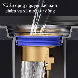Lõi thoát nước sàn bằng đồng nguyên chất Chống mùi Chống chặn cống thoát nước Bẫy phòng tắm Vỏ thoát nước nhà bếp