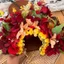 Kẹp Tóc Hoa Màu Đỏ Vòng Hoa Đầu Cưới Phụ Kiện Tóc Hanfu Cô Dâu Du Lịch Chụp Ảnh Ảnh Hàng Ngày Đầu Ảnh