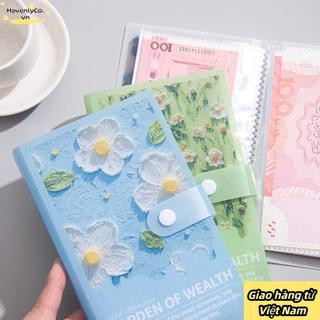 [Giao hàng từ Việt Nam] HAVENLYCO 100 phong bì Thử thách tiết kiệm tiền, chất kết dính Mini có thể tái sử dụng chống nước, sách quà tặng