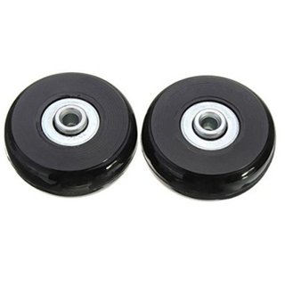 Bánh xe hành lý hạng nặng Vòng bi kim loại Im lặng Smooth Con lăn thay thế chống mài mòn 45mm 50mm