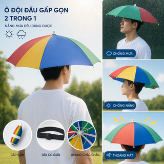 Mũ Ô Câu Cá Có Thể Gập Lại, Chống Nắng và Nhẹ Cho Du Lịch Ngoài Trời