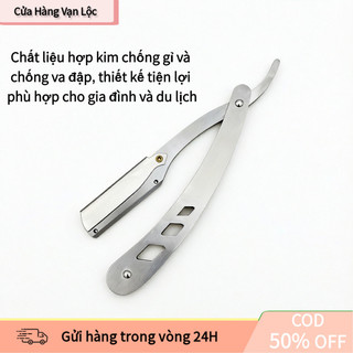 【vạn】Dao cạo mặt nam đa năng (không bao gồm lưỡi), dùng để tỉa tóc mai và lông mày, thiết kế dễ dàng thay lưỡi.