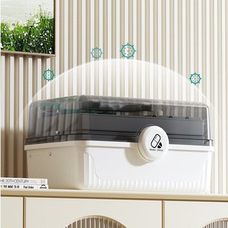 Hộp Bảo Quản Thuốc Gia Đình 3 Lớp Nhựa PP Di Động Sơ Cứu Tổ Chức Cung Cấp Nhà
