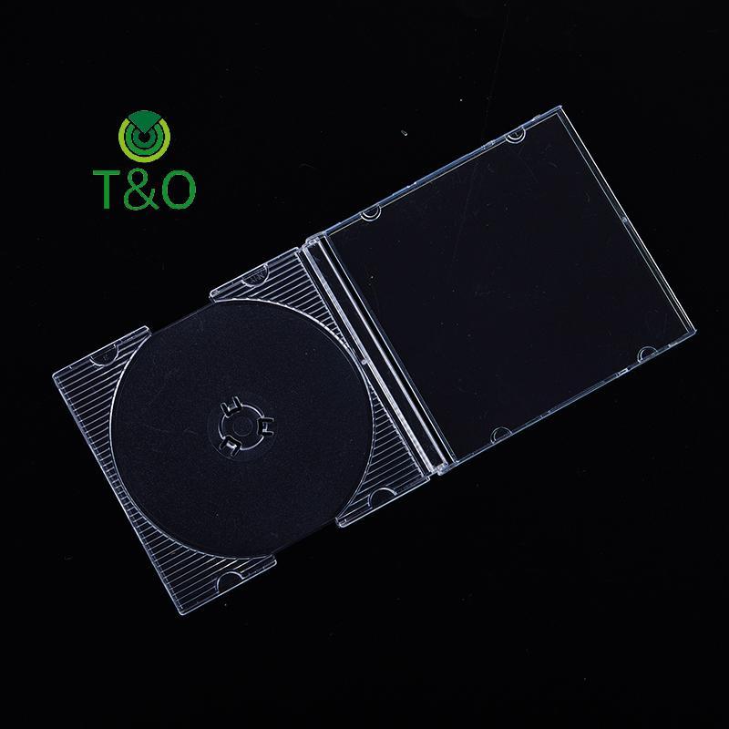 Bộ 5 / 10 hộp lưu trữ đĩa CD/DVD gia đình bằng nhựa rỗng [mới]