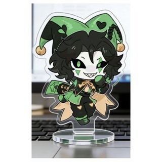 Freak Circus Đứng Anime Móc Khóa Pierrot Harlequin Nam Móc Chìa Khóa Cho Nữ Hoạt Hình Cosplay Hình Acrylic Mặt Dây Chuyền Quà Tặng