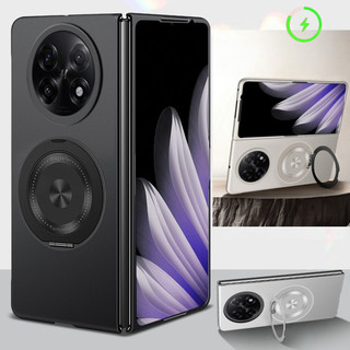 Ốp điện thoại kim loại xoay từ tính cho OPPO Find N6 Find N5 N3 N2 Vỏ bảo vệ mỏng