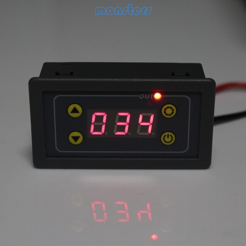 Mon 5-24VDC 110V-220VAC LED Kỹ Thuật Số Cho Thời Gian Trễ Rơle Mô Đun Thời Gian Trễ Chu Kỳ Hẹn Giờ Rơ Le Công Tắc Điều Khiển Cho Thời Gian R