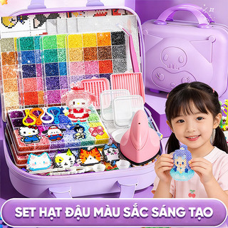 Bộ Hạt Xếp Hình Giáo Dục 2.6mm, 96 Màu Sinh Động Bắt Mắt, Bàn Ủi Hiện Đại, Diy An Toàn Tuyệt Đối Cho Bé Quà Sinh Nhật