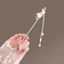 Dễ Thương Thỏ Kẹp Tóc Nữ Bước Lắc Tua Rua Mới Phong Cách Trung Hoa Kẹp Tóc Trẻ Em Hanfu Tấm Kẹp Tóc Đơn Giản Cổ Mũ Đội Đầu