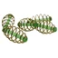 Lò xo đục lỗ 10 Cái Bream Coil Phương pháp nội tuyến Câu cá Điểm cố định Tổ