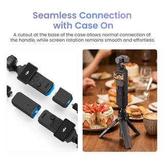 Dành Cho DJI Osmo Pocket 4 Vỏ Bảo Vệ Silicon Nhiều Màu Sắc Thân Silicon Bao Ống Kính Pocket4 Cầm Tay Thể Thao Camera Phụ Kiện