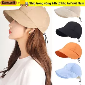 ESSENCEH Mũ Xô Nam Nữ Vành Rộng Di Động Có Thể Điều Chỉnh Mũ Chống Nắng