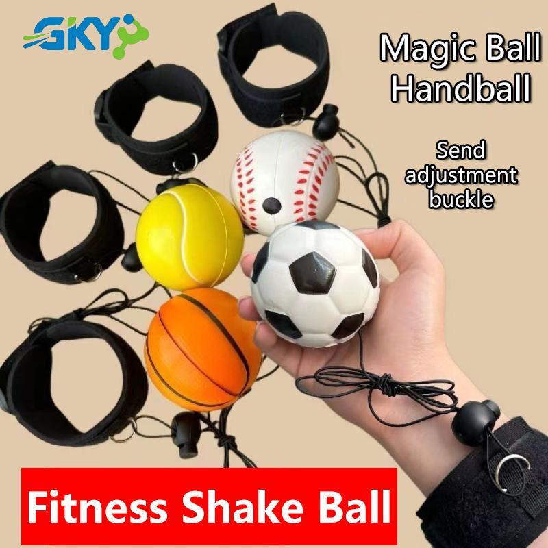 GKY Trở Lại Tay Bóng Cổ Tay Thể Dục Bóng Xốp Cao Su Rebound Bóng Thể Thao Ngoài Trời Bóng Bouncy GKY