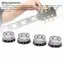 Toyuvn Đàn Guitar Núm Điều Khiển Lâu Dài Lắp Đặt Dễ Dàng 4 Điện Khả Năng Tương Thích Tốt 6 Mm Chiết Áp Lỗ Gắn Cho Hiệu Suất