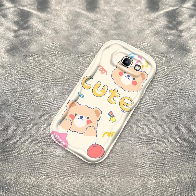 Thích hợp cho Samsung J7 Prime ON7 2016 Bảo vệ 3D TPU mềm Gấu Rilakkuma Vỏ điện thoại chống sốc