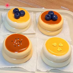 MJnmc Mô Phỏng Kem er Bánh Giảm Áp Lực Mềm Squishy Đầu Ngón Tay Đồ Chơi Giảm Bóp Đàn Hồi Chậm Đồ Chơi Mới