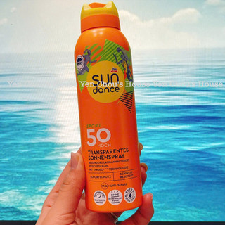 Xịt chống nắng trong suốt SPF50 Sport Sun dance Dm 200ml Đức