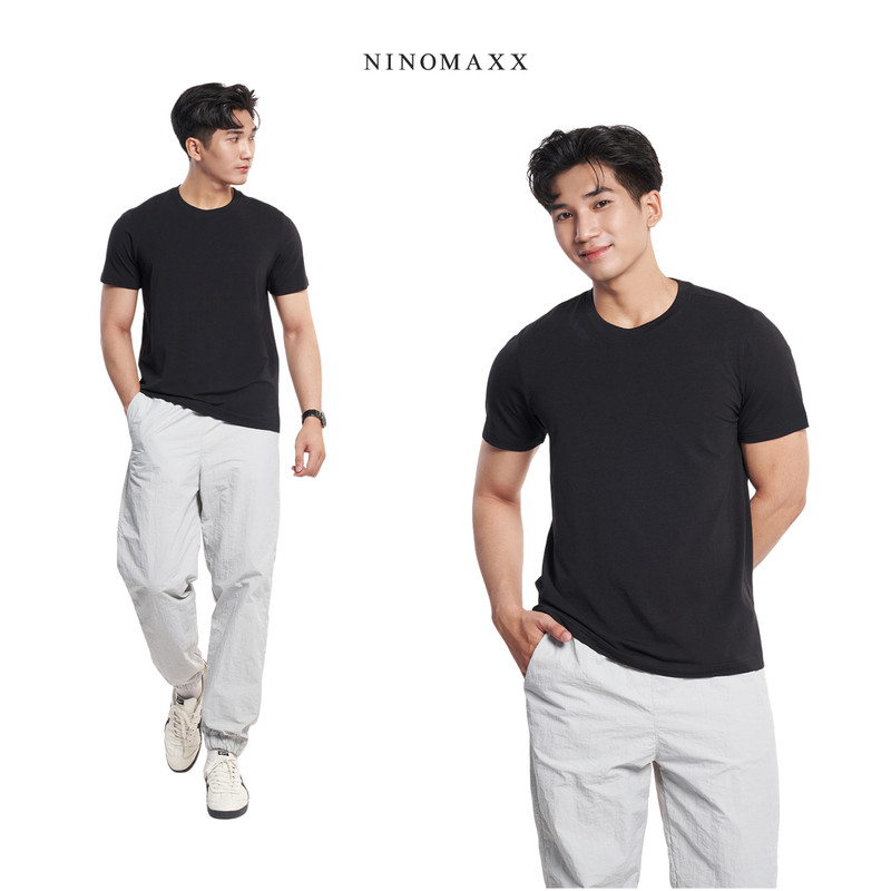 Áo Thun Basic Tay Ngắn Nam NINOMAXX 2412011