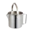 Ấm đun nước bằng thép không gỉ ngoài trời SQ3 1.2L Leo núi và cắm trại Nồi treo di động Dụng cụ nấu ăn QS3