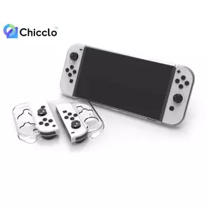 Crystal Protect Shellpatible Nintendo Switch OLED Vỏ cứng trong suốt cho Switch Phụ kiện bảng điều khiển OLED Đẹp