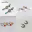 AqToCna 1 Cặp Phong Cách Hàn Quốc Bất Đối Xứng Ngọc Trai Zircon Kẹp Tai Cho Nữ Cá Tính Bông Tai Thời Trang Trang Trang Sức Cưới Quà Tặng Sinh Nhật AqToCna