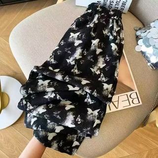 Phong Cách Mỏng Lớn Mẹ Băng Co Giãn Cổ Mắt Cá Chân Chiều Dài Mùa Hè Co Giãn Quần Nữ Kích Thước Trung Niên Người Cao Tuổi Nữ Lụa Rời EOVD