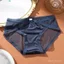 5-Pack Women's Satin Lace Mid-Rise Panties, Soft Breathable Mesh Briefs, Elegant Bow Design Underwear for Daily Wear