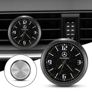 1 Đồng Hồ Mini Ô Tô Đồng Hồ Thạch Anh Đêm Cho Xe Mercedes Benz B / C / E / SClass A Class C200L GLC GLK CLA W108 W124 W126 W140
