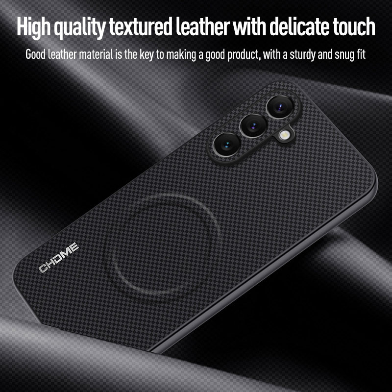 Dành Cho Samsung Galaxy S26 S25 S24 FE S23 Plus S22 S21 S20 Ultra 5G Từ Tính Có Họa Tiết Nổi Da PU Thân Thiện Với Da Mềm