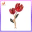 Trâm cài hoa tulip tráng men đẹp dành cho nữ Trâm cài hoa tulip cho túi đựng quần áo Trâm cài hoa cho nữ cho bữa tiệc khiêu vũ tiệc cưới