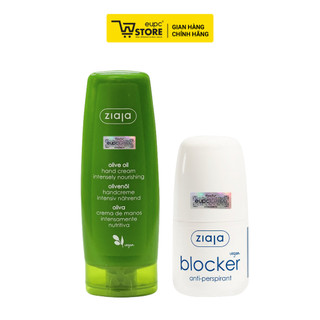 Combo Kem Dưỡng Da Tay Và Móng Ô Liu Ziaja 80ml và Lăn Khử Mùi Kiểm Soát Mồ Hôi Vùng Nách Ziaja Blocker 60ml EUPC STORE