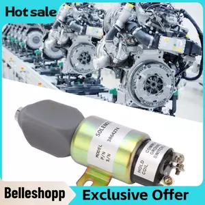 Belleshopp Belleshopp 12V Tắt Van Điện Từ Nhiên Liệu Hợp Kim Nhôm Động Cơ Dừng Cho Máy Móc Kỹ Thuật 1751 2467U1B1S5A