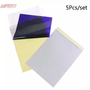 HFSHY 5 Cái / bộ Giấy Chuyển Hình Xăm Stencil Máy photocopy Nhiệt Carbon Truy Tìm Hectograph VN