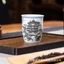 USLY Sàn Nổi Tiếng Jingdezhen Gốm Cổ Bùn Mùi Cốc Mocai Núi Nước Yanglou Thơ Master Cup Đơn Cốc Trà Bộ