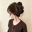 Thời Trang Da Báo In Hình Bướm Nơ Tóc Vuốt Kẹp Tập Tóc Updo Tạo Kiểu Móng Vuốt Mặt Nhỏ Cá Mập Kẹp Tóc Phụ Kiện Dành Cho Nữ
