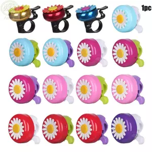 AMLU 1 Chuông Xe Đạp An Toàn Trẻ Em Vui Hợp Kim Nhựa Nhẫn Hoa Cúc Sừng Báo Động Âm Thanh